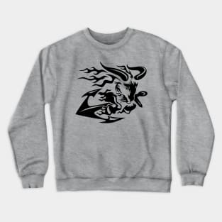 Goat with Anchor Crewneck Sweatshirt